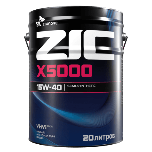 ZIC DIESEL X5000 15w-40 20L